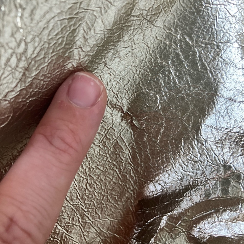 Urban Expressions Gold Metallic Tote - Picture 8 of 10